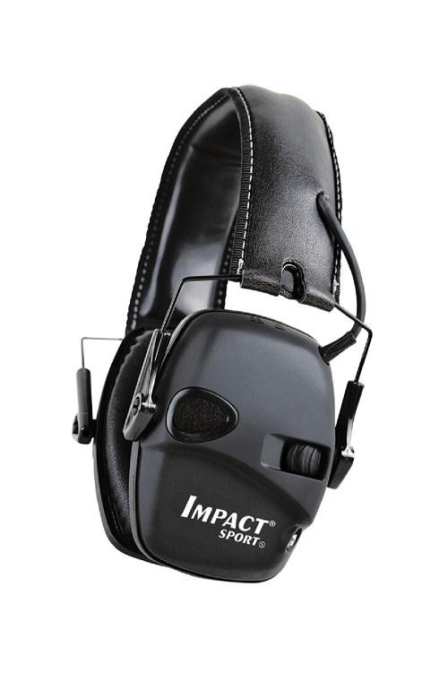 HW Impact Sport Black active earmuff 1PR