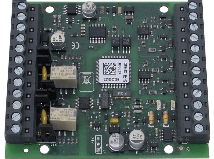 Transponder de alarmare esserbus 808623 in 4 Z/2 REL cu izolatorintegrat, face posibila conectarea a 4 zone cu detectoare automate,butoane (deadresabile) sau cu detectoare speciale, pune la dispozitie 2iesiri cu relee programabile, functie de reset programabila pentrurelee, supravegherea circuitelor