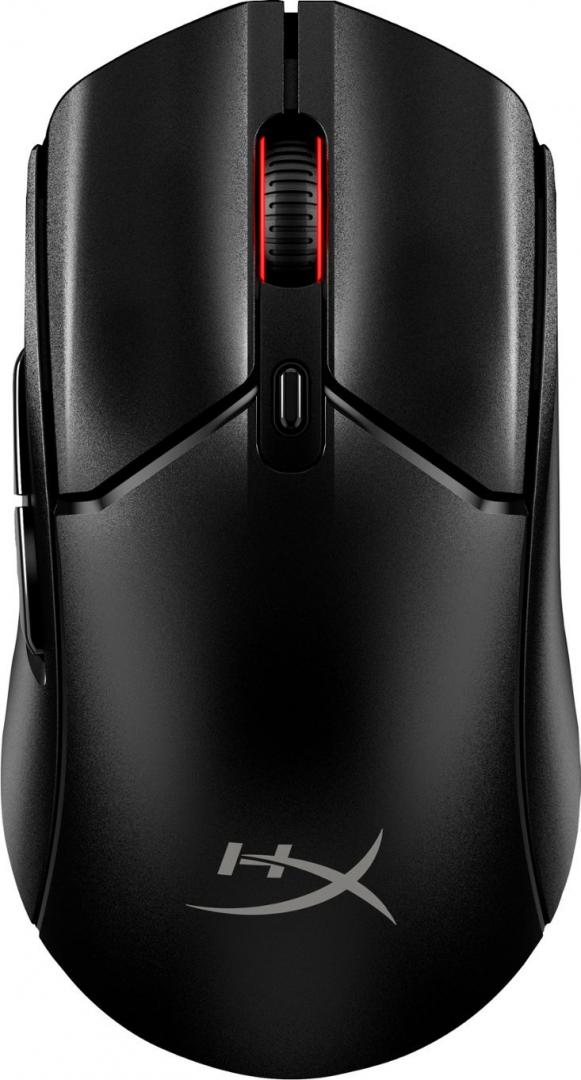 Mouse HyperX Pulsefire Haste Core 2 Wireless, rezolutie maxima 12000 DPI, conectivitate 2.4GHz Wireless / Bluetooth 5.2, polling rate pana la 1000 Hz, durata de viata baterie pana la 100 de ore in modul 2.4GHz highspeed, si pana la 200 de ore in modul Bluetooth 5.2, negru