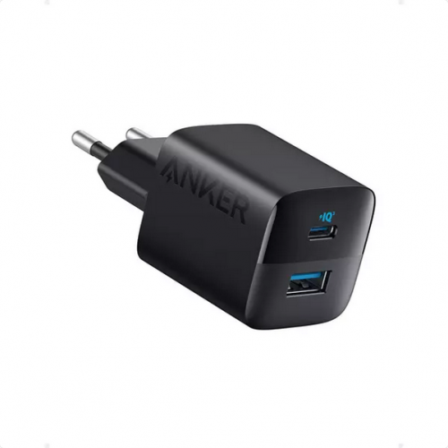 Incarcator retea Anker „323" 33W, PowerIQ, 1 x USB Type-C, 1 x USB, negru