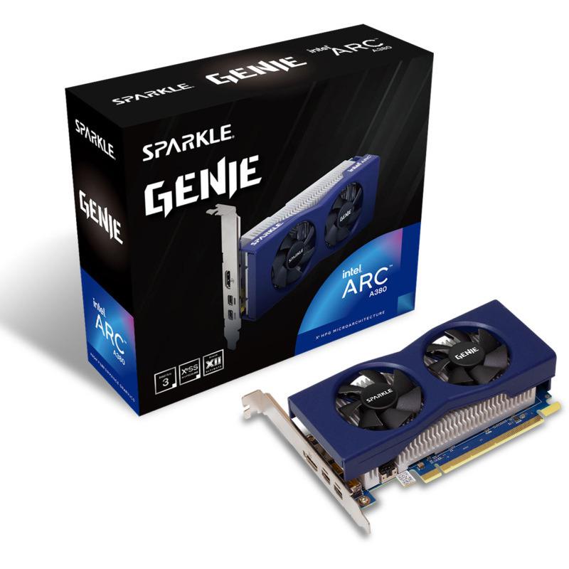 Placa Video INTEL SPARKLE ARC A380 GENIE 6GB GDDR6 96 bit