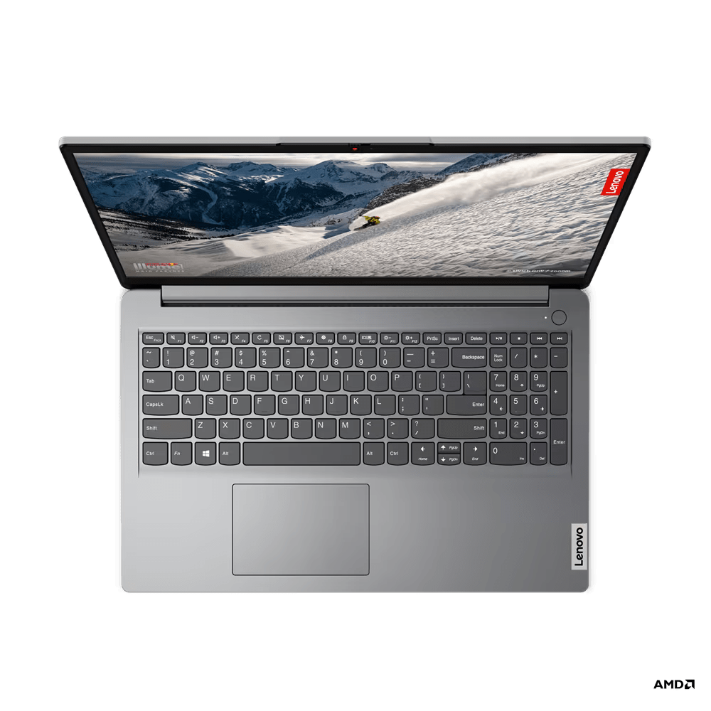 Laptop Lenovo IdeaPad 1 15ALC7 cu procesor AMD Ryzen™ 7 5700U pana la 4.3 GHz, 15.6", Full HD, 16GB DDR4, 1TB SSD, AMD Radeon™ Graphics, No OS, Cloud Grey