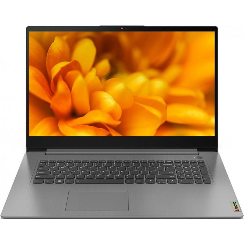 Laptop Lenovo IdeaPad 3 17ITL6, 17.3" HD+ (1600x900) TN 250nits Anti- glare, 60% NTSC, Intel® Core™ i5-1155G7 (4C / 8T, 2.5 / 4.5GHz, 8MB), video Integrated Intel® Iris® Xe Graphics, RAM 8GB Soldered DDR4-3200 + 8GB SO-DIMM DDR4-3200, One memory soldered to systemboard, one DDR4 SO- DIMM slot