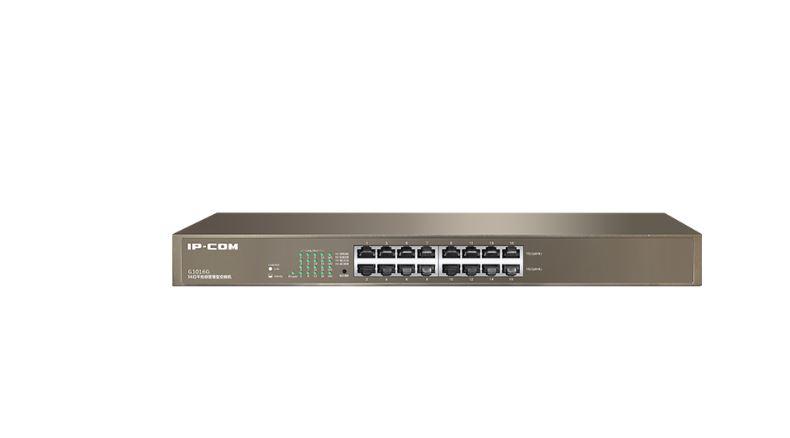 IP-COM 16-Port Gigabit Ethernet Switch, G1016G, unmanaged, Standarde: IEEE802.3, IEEE802.3u, IEEE802.3X, IEEE802.3ab, interfata: 16* 10/100/1000 Mbps auto-negotiation RJ45, 32 Gbps.