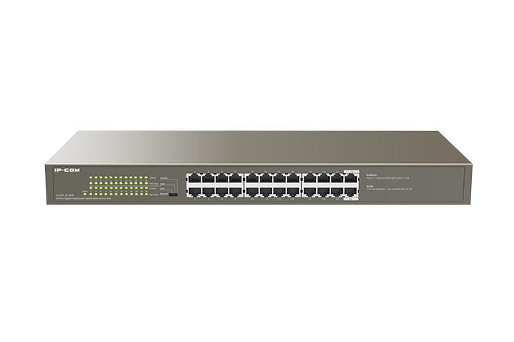 Switch IP-COM G1124P-24-250W, 24 Port, 10/100/1000 Mbps