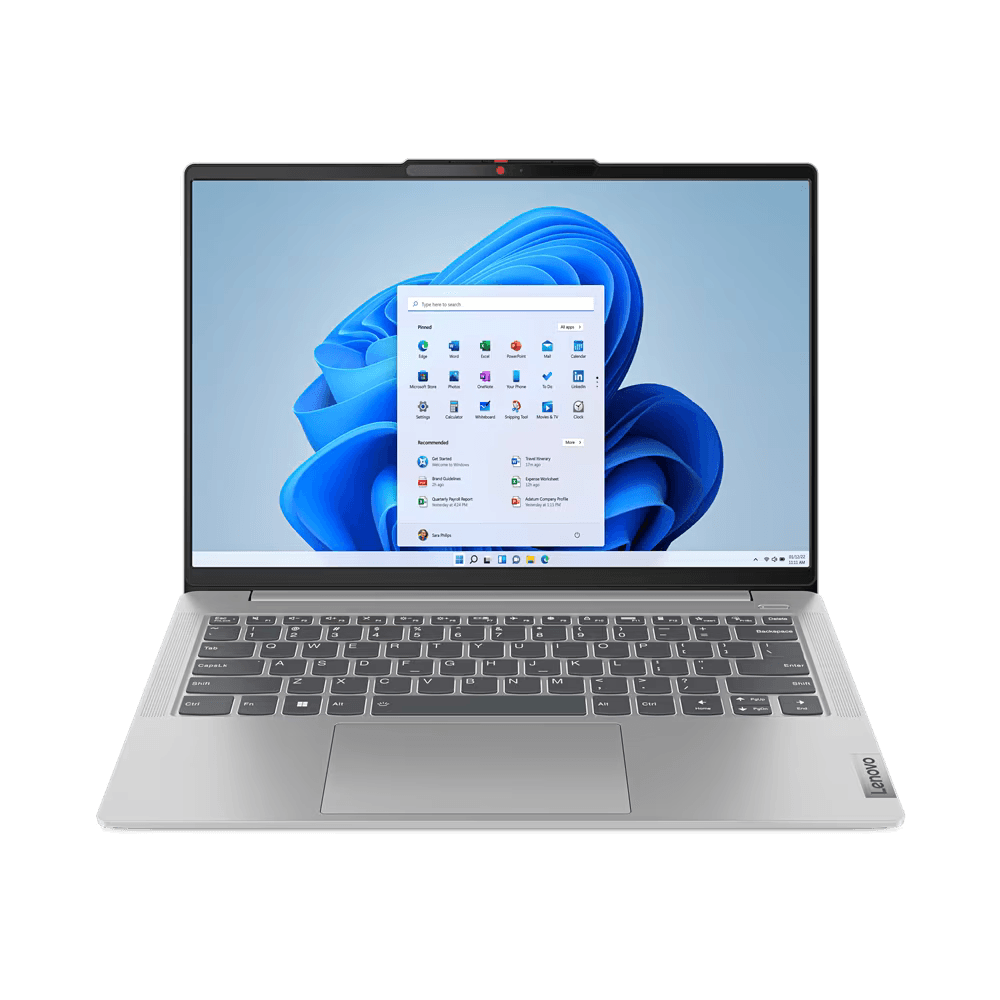 Laptop Lenovo IdeaPad Slim 5 14IAH8 cu procesor Intel® Core™ i5-12450H pana la 4.4 GHz, 14", WUXGA, OLED, 16GB, 512GB SSD, Intel® UHD Graphics, No OS, Cloud Grey