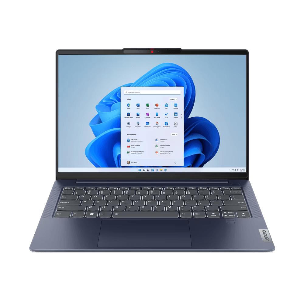 Laptop Lenovo IdeaPad Slim 5 14ABR8, 14" WUXGA (1920x1200) OLED 400nits Glossy, 100% DCI-P3, TÜV Low Blue Light, DisplayHDR™ True Black 500, AMD Ryzen™ 7 7730U (8C / 16T, 2.0 / 4.5GHz, 4MB L2 / 16MB L3), video Integrated AMD Radeon™ Graphics, RAM 16GB Soldered DDR4-3200, Memory soldered to