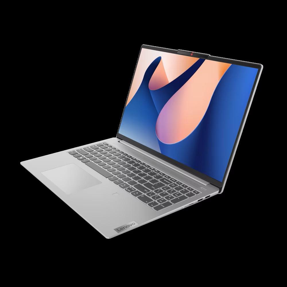 Laptop Lenovo IdeaPad Slim 5 16IAH8, 16" WUXGA (1920x1200) IPS 300nits Anti-glare, 45% NTSC, TÜV Low Blue Light, Intel® Core™ i5-12450H, 8C (4P + 4E) / 12T, P-core 2.0 / 4.4GHz, E-core 1.5 / 3.3GHz, 12MB, video Integrated Intel® UHD Graphics, RAM 16GB Soldered LPDDR5-4800, Memory soldered to