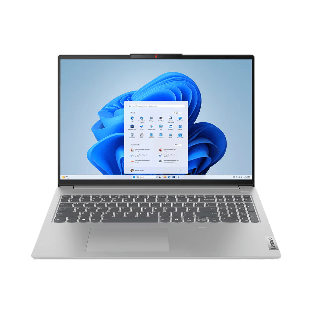 Laptop Lenovo IdeaPad Slim 5 16IMH9, 16" WUXGA (1920x1200) IPS 300nits Anti-glare, 45% NTSC, 60Hz, Intel® Core™ Ultra 5 125H, 14C (4P + 8E + 2LPE) / 18T, Max Turbo up to 4.5GHz, 18MB, video Integrated Intel® Arc™ Graphics, RAM 32GB Soldered LPDDR5x-7467, Memory soldered to systemboard, no slots