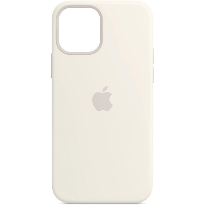 Apple iPhone 12/12 Pro Silicone Case with MagSafe - White