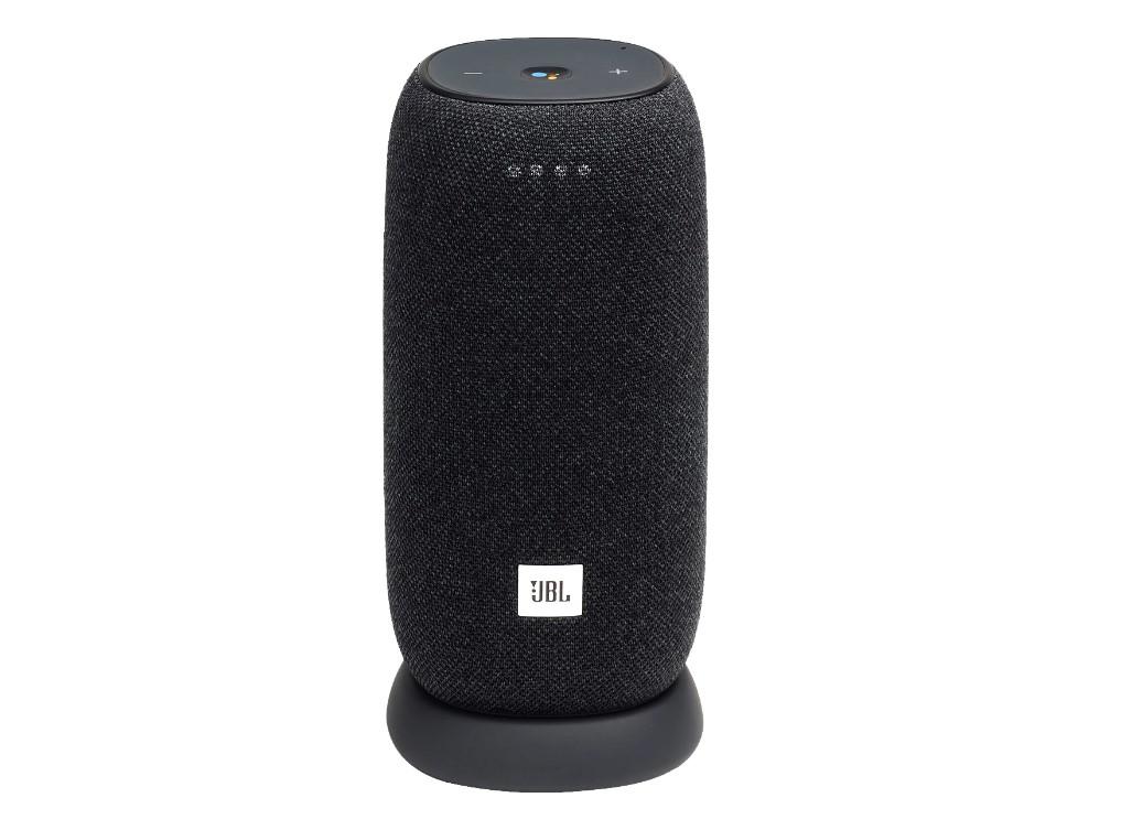 Boxa portabila smart Jbl Link Portable, Sunet 360 grade, Wi-Fi, Bluetooth, Wireless streaming, Asistent Google, Negru