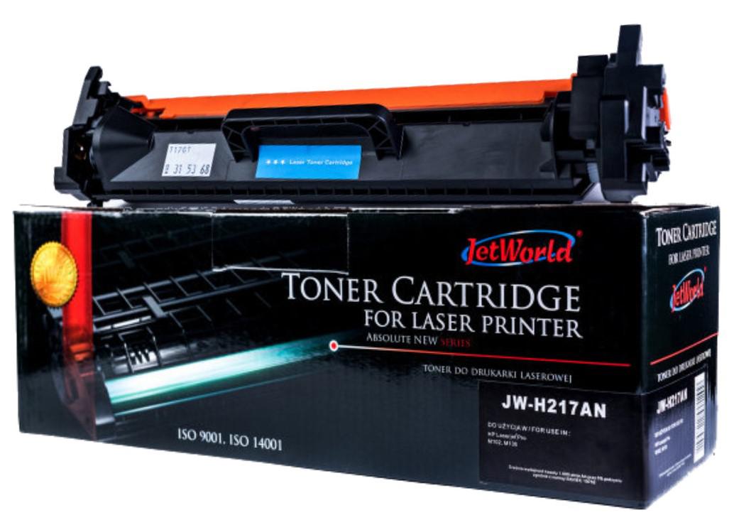 Toner compatibil JetWorld Black 1600 pagini CF217 HP LaserJet Pro M102a, M102w, M130a,M130fn, M130fw,M130nw MFP