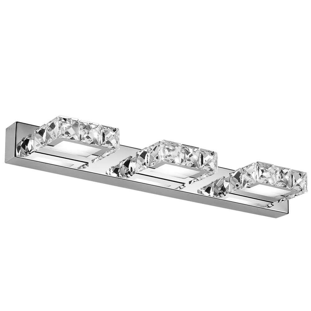 Aplica LED pentru baie Vivalux JOYA, 9W, 540 lm, lumina neutra (4000K) ,120°, IP20, 460x115x50mm, 30000h, Crom