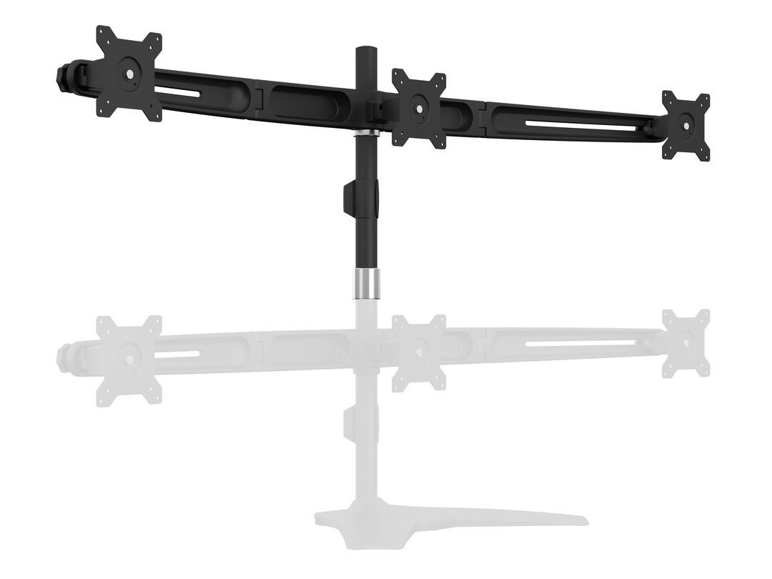 Kit prelungire suport monitor 3/6 brate Multibrackets MB-5002, negru, 8 kg/brat, incl.vert.  +/-20º, rotire:  +/-90º