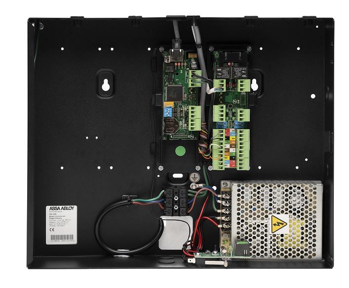 Kit unitate acces control pentru 2 usi simplu controlate, Incedo EAC- M50, web server integrat in modulul de control,  controleaza 2 usi unidirectionale sau o usa bidirectionala, sistemul se poate extinde pana la 32 usi unidirectionale sau 16 usi bidirectionale, numar de utilizatori: 1000, numar de