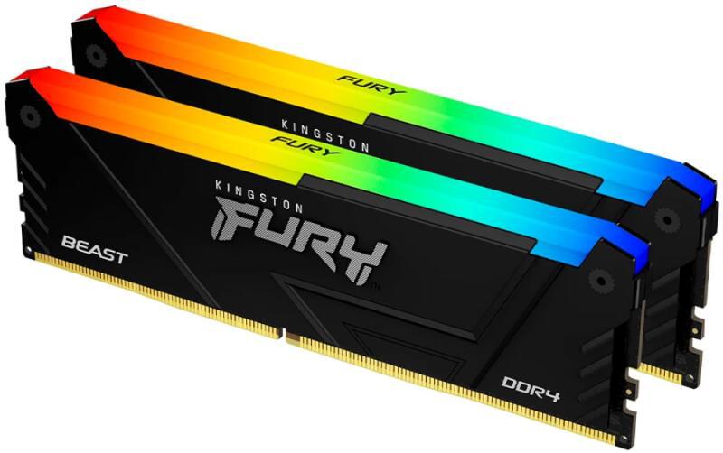 Memorie Kingston FURY Beast RGB 32GB DDR4 3200MHz CL16