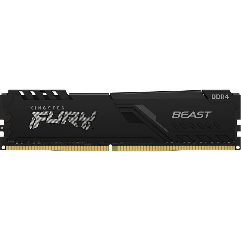 Memorie RAM Kingston Fury Beast, DIMM, DDR4, 4GB, CL16, 3200MHz