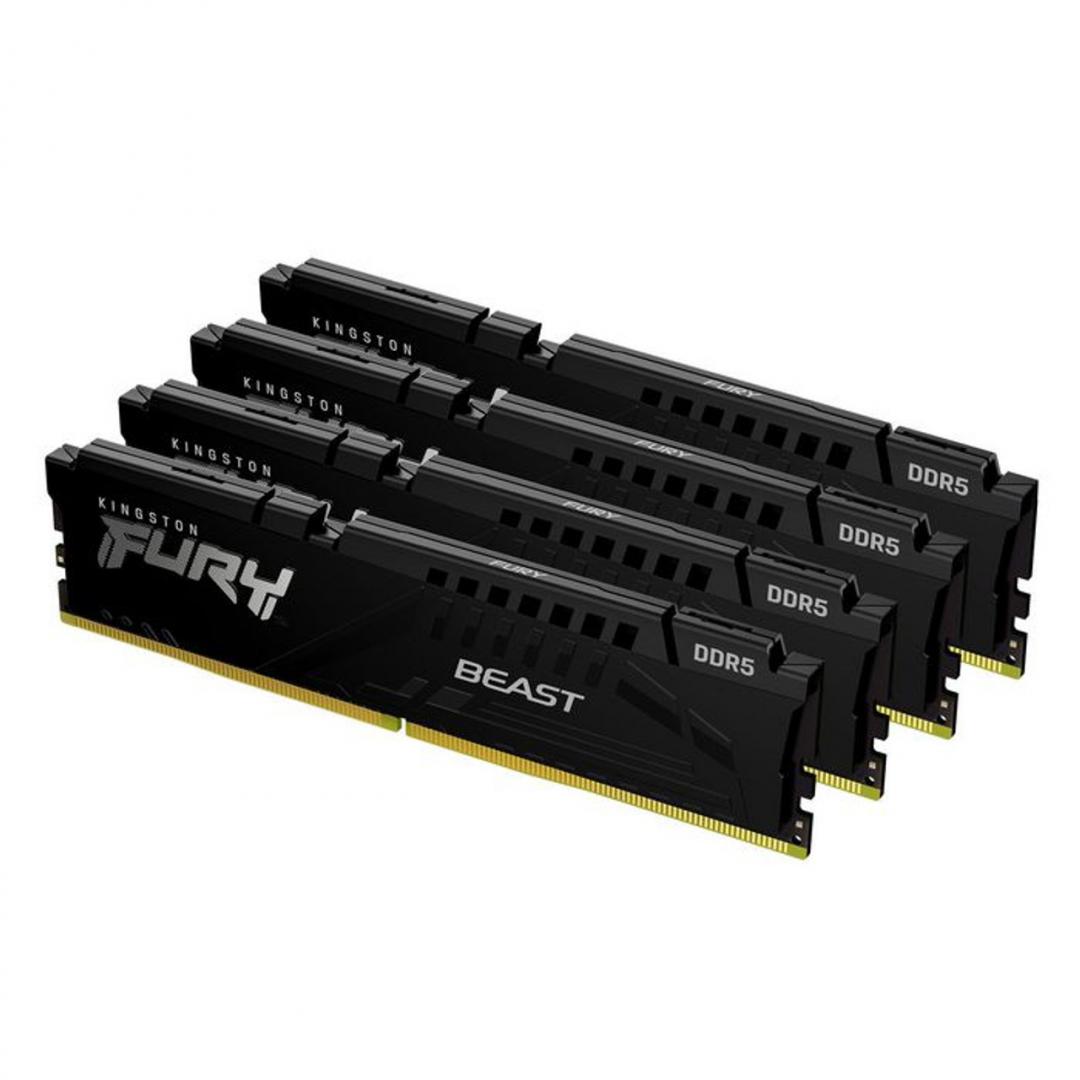 Memorie RAM Kingston 128GB (4x32GB) DDR5 5600MHz  CL40 FURY Beast