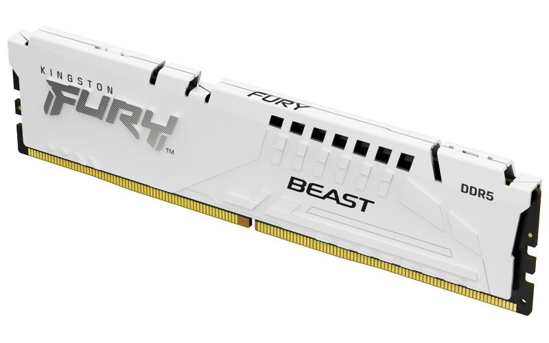 Memorie RAM Kingston 16GB DDR5 6000MHz CL30 FURY Beast White