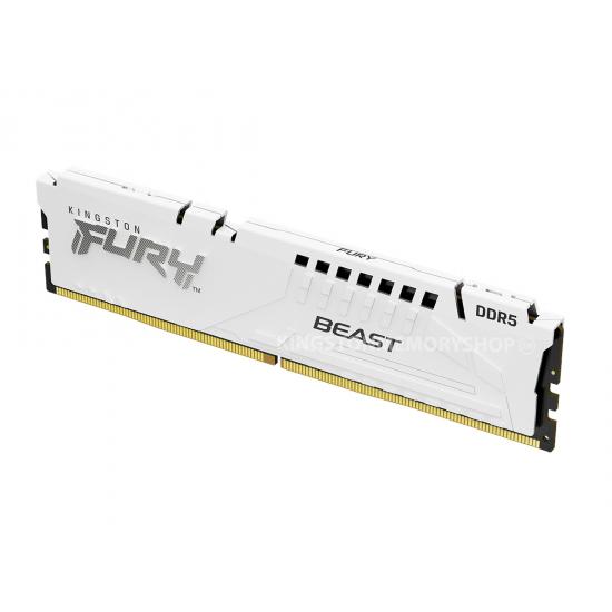 Memorie RAM Kingston 16GB DDR5 6400MHz CL32 FURY Beast White