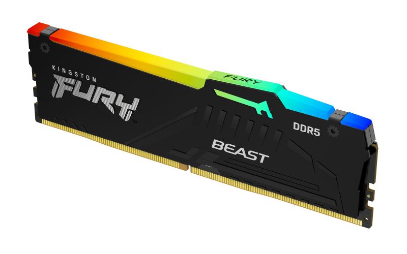 Memorie KINGSTON 16GB DDR5 6400MHz CL32 FURY Beast RGB