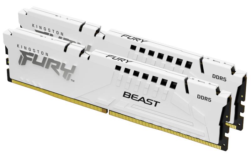 Memorie RAM Kingston FURY Beast White 32GB DDR5 6000MHz CL36 Dual Channel Kit