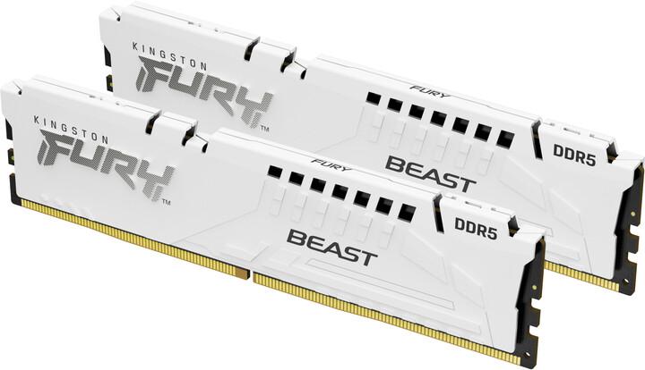 Memorie RAM Kingston 32GB DDR5 6400MHZ CL32 Fury Beast White