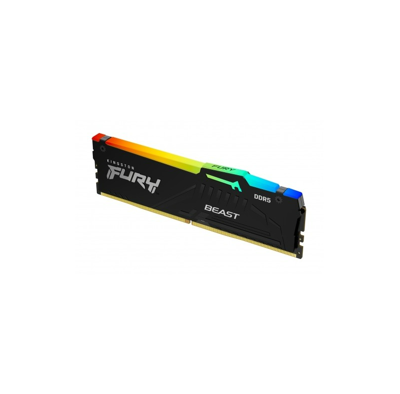 Memorie RAM Kingston 8GB DDR5 6000MHz CL30 FURY Beast RGB