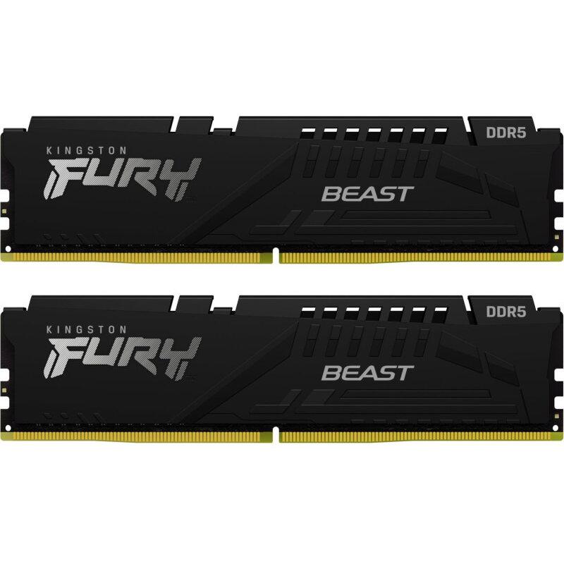 Memorie RAM Kingston FURY Beast 32GB DDR5 6000MHz CL30 Dual Channel Kit 