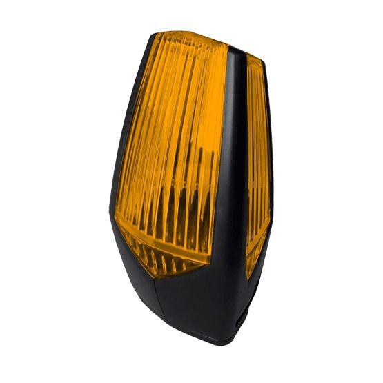 Lampa LED pentru semnalizare Motorline MP205;Iluminat: tip LED, culoare galbena; Mod semnalizare: flash sau lumina continua; Tensiune alimentare: 230VAC/24VDC/12VDC; Grad de protectie: IP 54; Temperatura de functionare: intre -25°C si +55°C; Material: ABS, suport pentru montaj universal; Dimensiuni