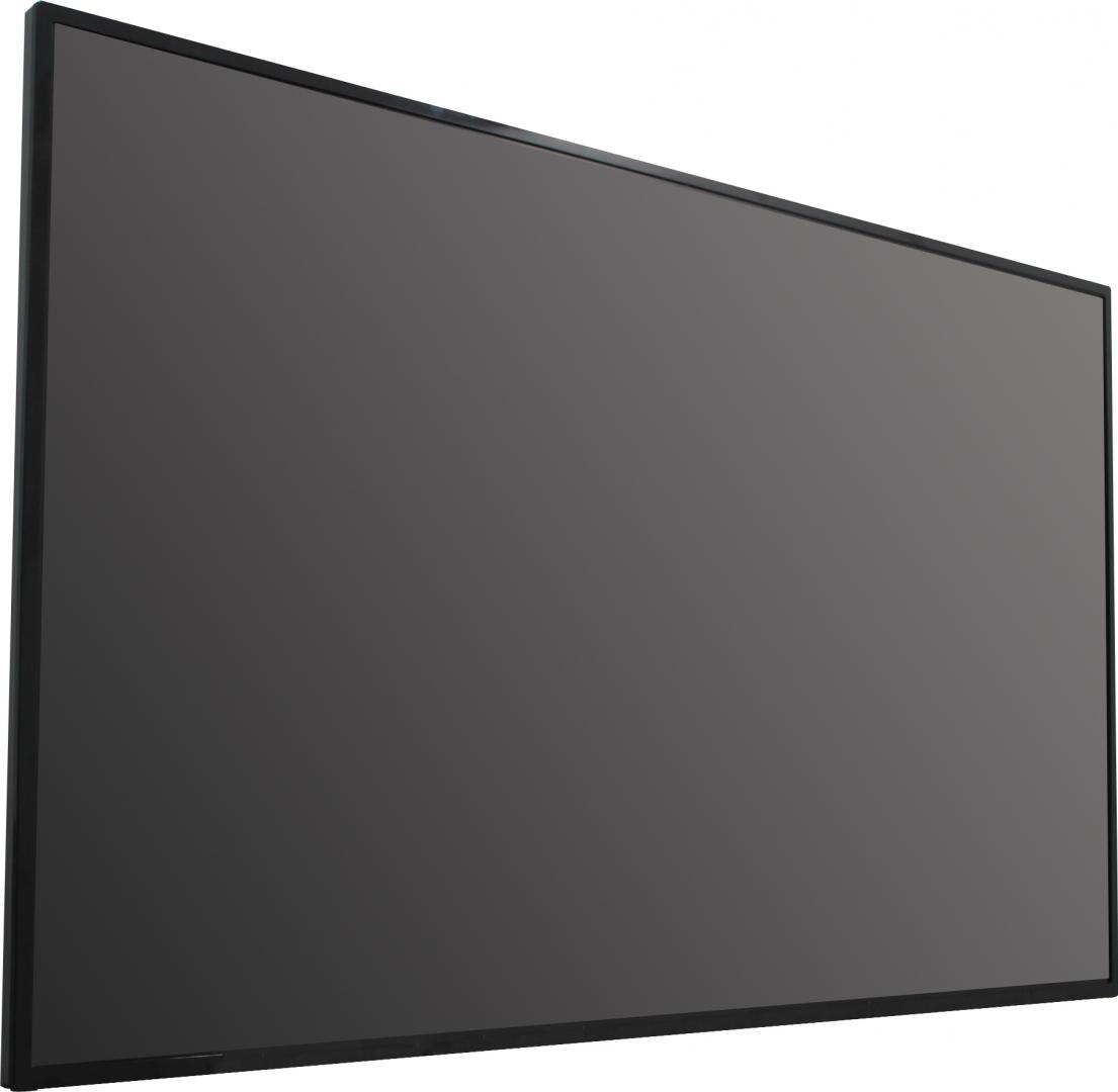 Monitor Hikvision 55-inch DS-D5055UC-C; 4K, dedicat pentru sistemele de supraveghere video, fiabilitate ridicata si stabilitate 24/7, LED, rezolutie 3840 × 2160@60 Hz, luminozitate 450cd/m², contrast 5700:1, timp de raspuns 6.5 ms,2 x difuzoare 5W, HDMI 1.4 × 1, HDMI2.0 × 1, VGA ×1, Audio in × 1