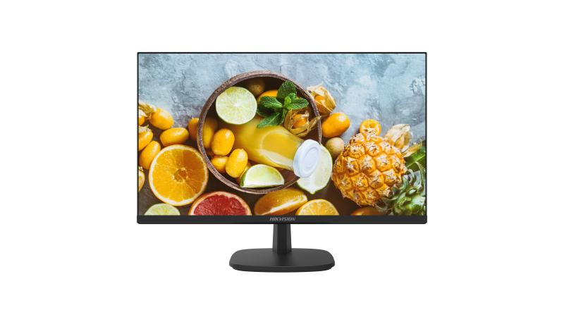 Monitor Hikvision DS-D5227U3-1P0 27" 4K,  E-LED Backlight, rezolutie:3840×2160, timp de rapsuns: 14 ms(typ)（G to G）OD 5ms, luminozitate: 350 cd/m², contrast: 1200 : 1, interfate: HDMI 2.0 x 2, DP 1.4 x 1, culoare neagra, VESA: 100 mm × 100 mm, dimensiuni: 614.7 (W) mm × 452.5 (H) mm × 226.4 (D) mm