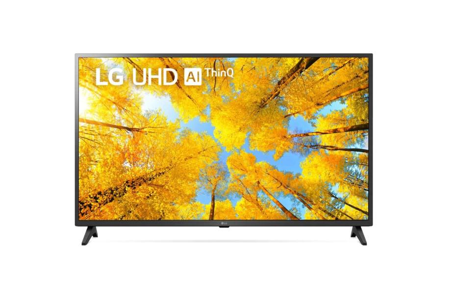 Televizor Smart LED LG 43UQ75003LF 109,2 cm (43") 4K Ultra HD Wi-Fi Negru