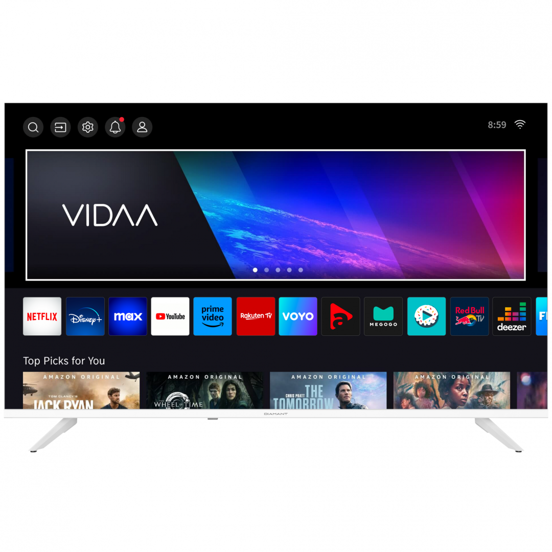 LED TV DIAMANT SMART 43HL4331F/C, 109 cm, Full HD, Alb, VIDAA