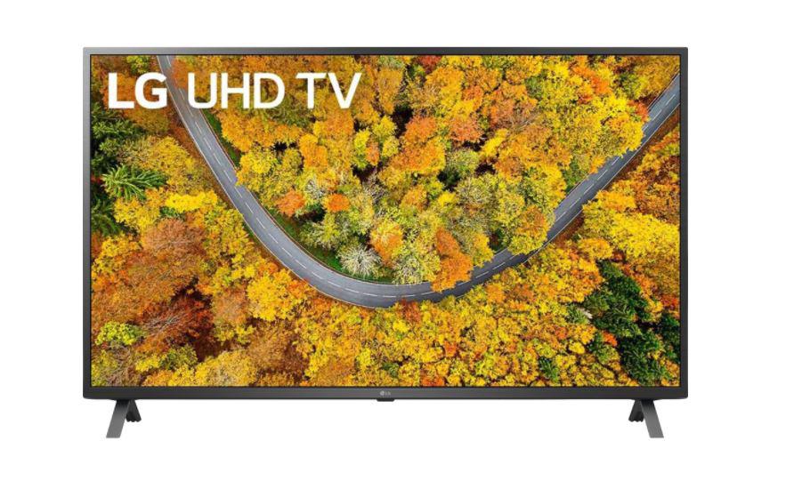 Televizor, LG 43UP75003LF, 2021, 108CM, LED, Smart TV, 4K, Negru, Plat ,webOS, Mirroring Android, α5 AI Processor 4K, HDR 10+ HLG, 60 Hz, DVB-C,DVB-S, DVB-S2, DVB-T, DVB-T2, 2, 20 W, Subwoofer integrat: Nu, Wi-Fi,Bluetooth, 1 x RJ-45, 1 x S/PDIF, CI+ slot, 2 x HDMI, 1 x USB Cablu dealimentare