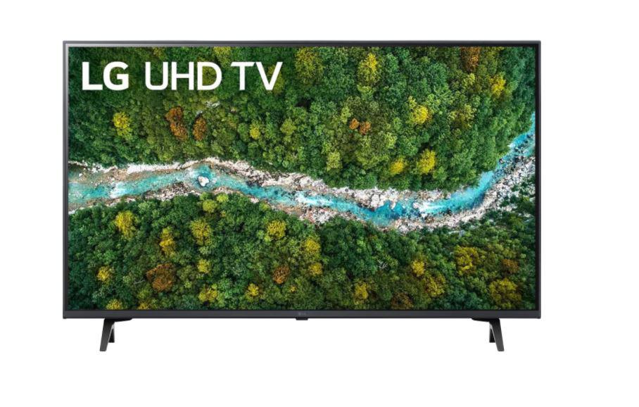 Televizor, LG 43UP77003LB, 2021, 108CM, LED, Smart TV, 4K, Negru, Plat ,webOS, Mirroring Android, α5 AI Processor 4K, HDR 10+ HLG, 50Hz, DVB-C,DVB-S, DVB-S2, DVB-T, DVB-T2, 2, 20 W, Subwoofer integrat: Nu, Wi-Fi,Bluetooth, 1 x S/PDIF, CI+ slot, 2 x HDMI, 1 x USB, 200 x 200, Cablu dealimentare