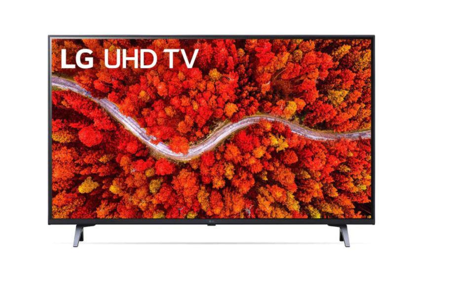 Televizor, LG 43UP80003LR, 2021, 108CM, LED, Smart TV, 4K, Negru, Plat ,webOS, Mirroring iOS, Android, α5 AI Processor 4K, HDR 10+ HLG, 50Hz,DVB-C, DVB-S, DVB-S2, DVB-T, DVB-T2, 2, 20 W, Subwoofer integrat: Nu,Wi-Fi, Bluetooth, 1 x S/PDIF, CI+ slot, 3 x HDMI, 2 x USB, 200 x 200,Cablu de alimentare