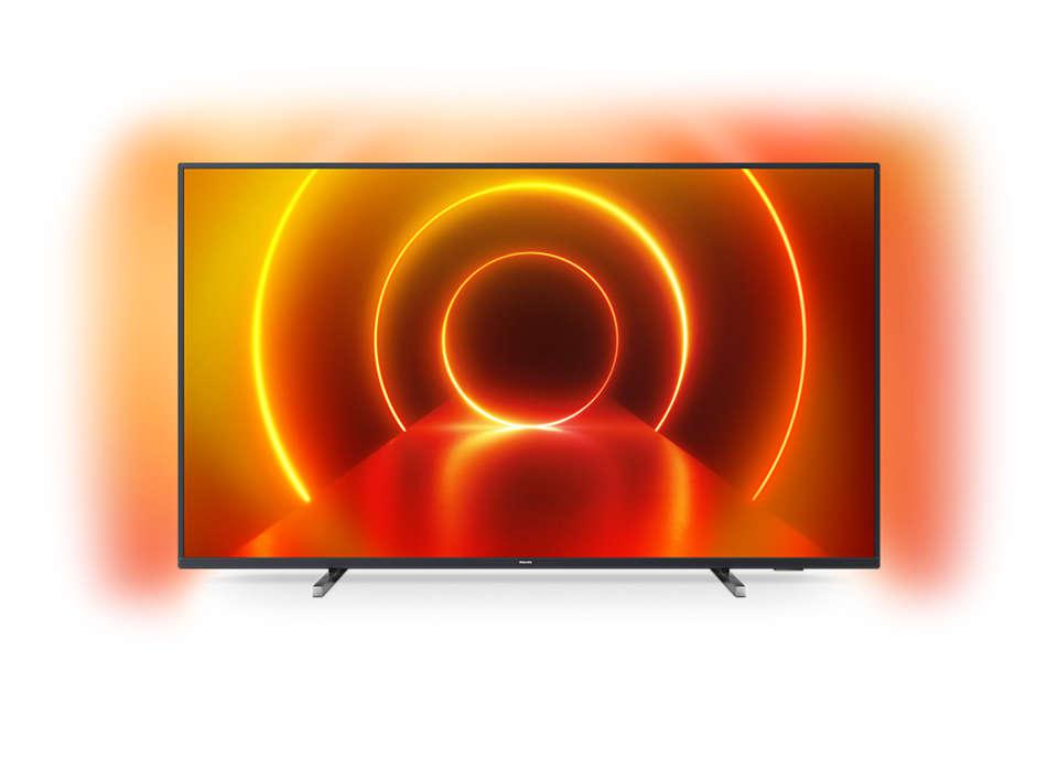 Televizor, PHILIPS, 43PUS7805/12, Smart TV LED 4K UHD, Ambilight, 43 inch, 108  cm, 3840 x 2160, 16:9, HDR10+, Dolby Vision, Ultra rezoluţie, Procesor P5 Perfect Picture, SimplyShare, Quad Core, DVB-T/T2/T2- HD/C/S/S2, 3*HDMI, 2*USB, Wi-Fi 802.11n 2x2 integrat, RMS 20 W, Black, VESA  VESA 200 x 200