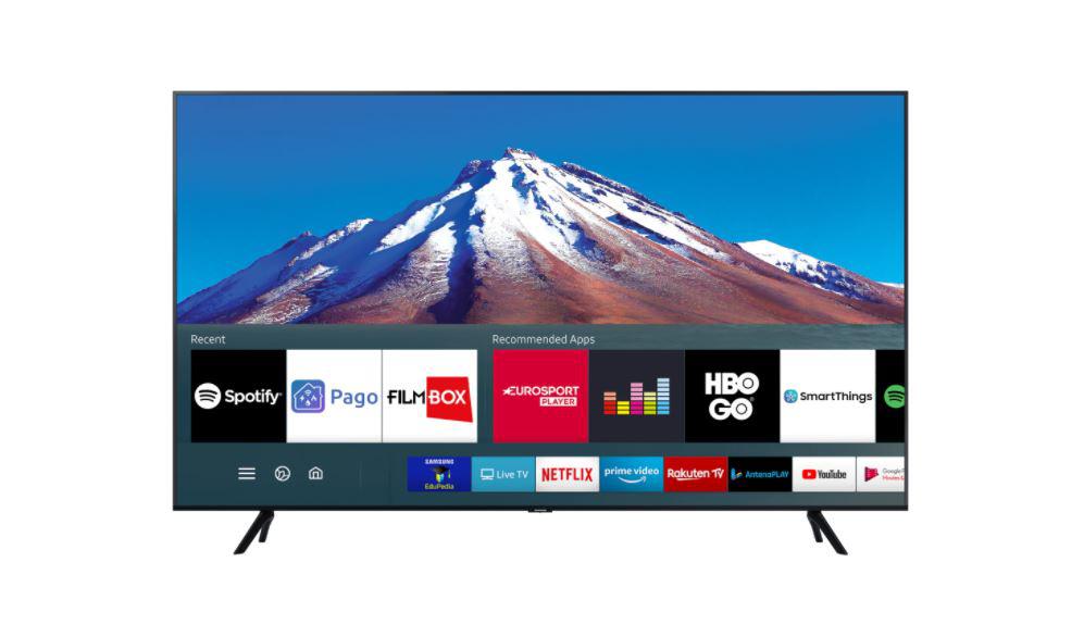 Televizor LED SAMSUNG 43" UE43TU7092UXXH, 108 cm, Smart, 4K Ultra HD ,LED, Clasa A, HDR, Tizen, YouTube, Netflix, HBOGo, Screen Mirroring,iOS, Android, 3840 x 2160, HDR 10, HDR 10+, HLG, UHD Dimming, PurColor,Contrast Enhancer, Natural Mode Support,<(>,<)> Mega Contrast, FilmMode, PQI2000, HLG