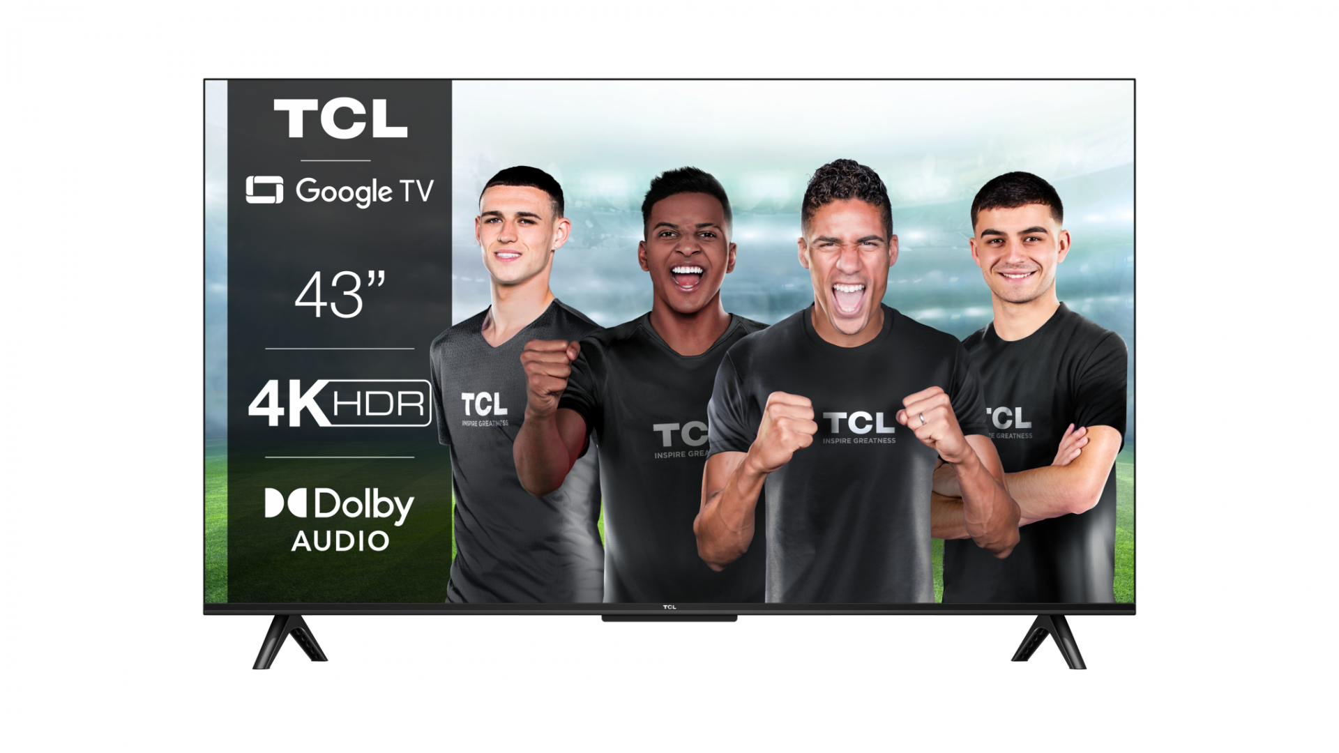 Televizor Smart LED TCL 43P638 109,2 cm (43") 4K Ultra HD Wi-Fi Negru