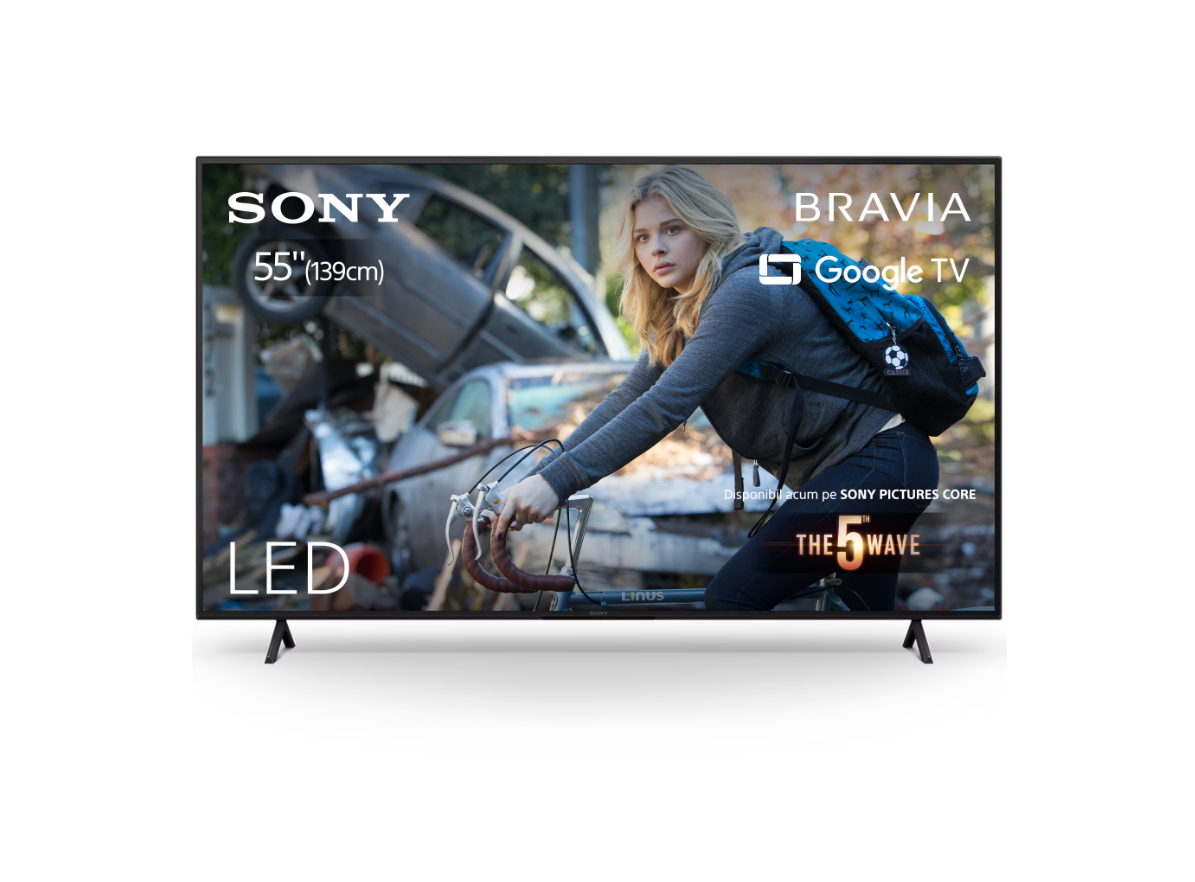 Televizor Sony BRAVIA LED 55X75WL, 139 cm, Smart Google TV, 4K Ultra HD, Clasa G