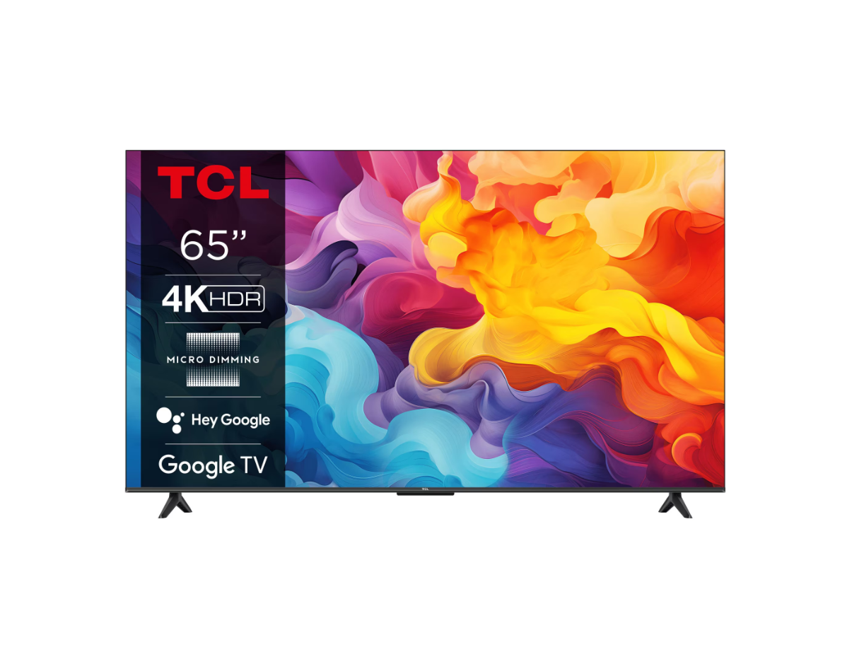 Televizor TCL LED 65V6B, 164 cm, Smart Google TV, 4K Ultra HD, Clasa E