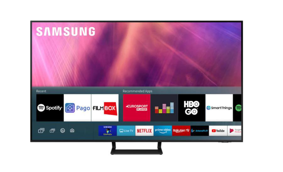 Televizor SAMSUNG 55" UE55AU9072UXXH, 138 cm, Smart, 4K Ultra HD, LED ,HDR, Screen Mirroring, Ios, Android, 3840 x 2160, HDR 10+, HLG, HLG(Hybrid Log Gamma), Mega Contrast, UHD Dimming, Mod Film, Mod Natural,Crystal Processor 4K, Contrast Enhancer, 2800 PQI, 60 Hz, Dolby DigitalPlus, Multiroom Link