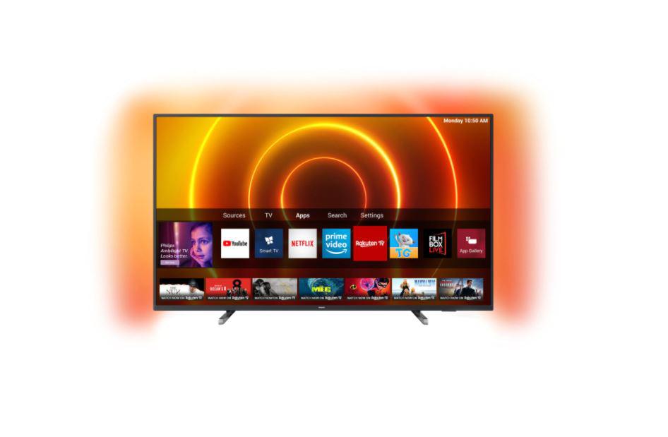 Televizor, Philips, Ambilight, 58PUS7805/12, 2020, 146CM, LED, Smart TV, 4K, Gri inchis, Plat, Saphi Quad core, HDR10+/HLG, 50 Hz, D VB-T/T2/T2-HD/C/S/S2, 2, 20 W, Subwoofer integrat: Nu, Wi-Fi, 1 x RJ-45, 1 x S/PDIF, CI+ slot, 3 x HDMI, 2 x USB, 1 x Jack 3.5 mm, 300 x 200, Cablu de alimentare