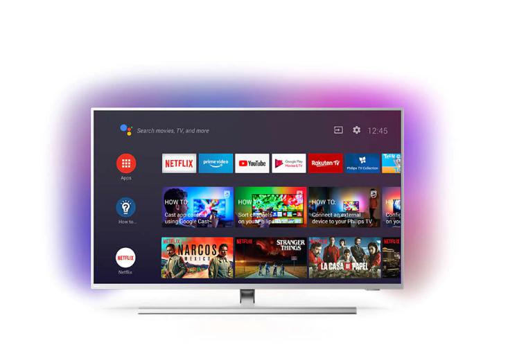 Televizor LED PHILIPS 58PUS8505/12, 58", 4K UHD LED Android TV, Integrated Ambilight, 146 cm, 3,840 x 2,160, 16: 9, Ultra resolution, HDR10 +, Dolby Vision, Android TV ™ 9 (Pie), SimplyShare, Quad core, DVB-T / T2 / T2-HD / C / S / S2, Bluetooth 4.2, WLAN 802.11ac, 2 x 2 dual band, CI +, Ethernet