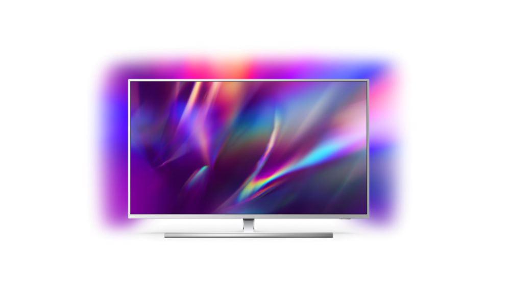 Televizor, Philips, Ambilight, 65PUS8545/12, 2020, 164CM, LED, Smart TV, 4K, Argintiu, Plat, Android, Mirroring Android, Quad core, HDR10+/HLG, 50 Hz, DVB-T/T2/T2-HD/C/S/S2, 2, 20 W, Subwoofer integrat: Nu, Wi-Fi, Bluetooth, 1 x RJ-45, 1 x S/PDIF, CI+ slot, 4 x HDMI, 2 x USB, 1 x Jack 3.5 mm, 1 x