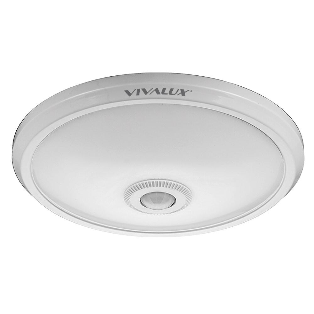 Plafoniera LED cu senzor de miscare Vivalux LEDA SR36, 12W, 800 lm ,lumina neutra (4000K), IP20, Ø290x67mm, Alb