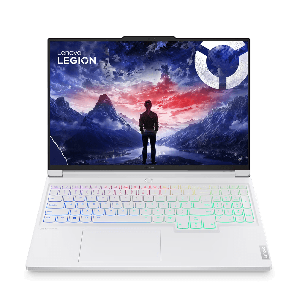 Laptop Gaming Legion 7 16IRX9 cu procesor Intel® Core™ i7-14700HX, pana la 5.5GHz, 16'', 3.2K, IPS, 165Hz, 32GB DDR5, 1TB SSD, NVIDIA® GeForce RTX™ 4060 8GB GDDR6, No OS, Glacier White, 3y on-site, Premium Care