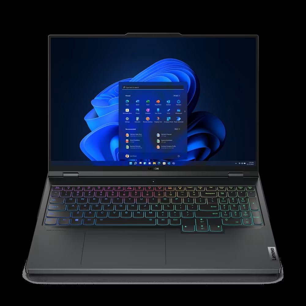 Laptop Lenovo Gaming Legion Pro 7 16IRX8H, 16" WQXGA (2560x1600) IPS 500nits Anti-glare, 100% sRGB, 240Hz, DisplayHDR™ 400, Dolby® Vision™, G-SYNC®, Low Blue Light, High Gaming Performance, Intel® Core™ i9-13900HX, 24C (8P + 16E) / 32T, P-core 2.2 / 5.4GHz, E-core 1.6 / 3.9GHz, 36MB, video NVIDIA®