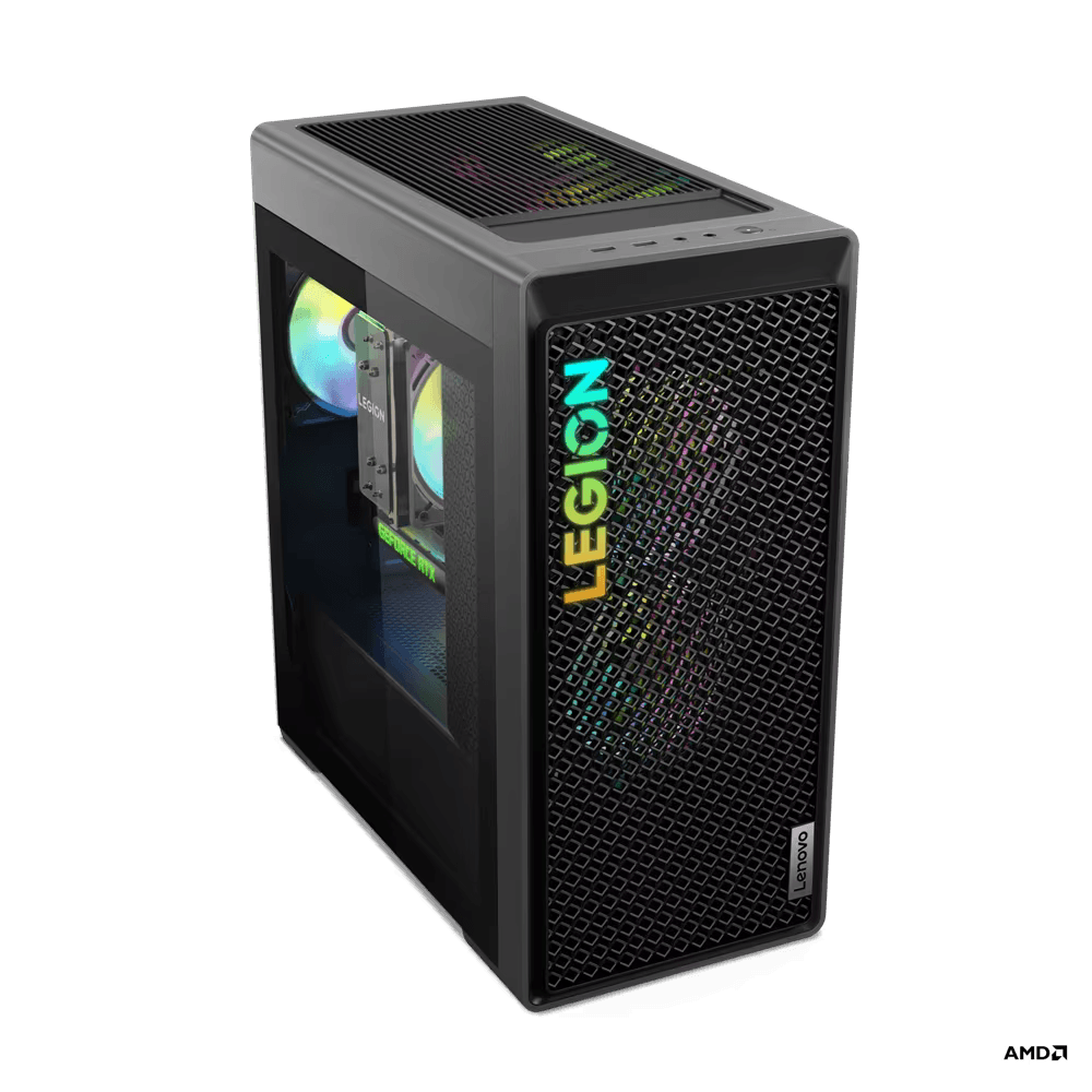 Desktop Gaming Lenovo Legion T5 26ARA8 , AMD Ryzen™ 7 7700 (8C / 16T, 3.8 / 5.3GHz, 8MB L2 / 32MB L3), video NVIDIA® GeForce RTX™ 4060 Ti 8GB GDDR6, RAM 2x 16GB UDIMM DDR5-5600, Four DDR5 UDIMM slots, dual-channel capable, Up to 32GB DDR5-5600, SSD 1TB SSD M.2 2280 PCIe® 4.0x4 NVMe®, no ODD, no Card